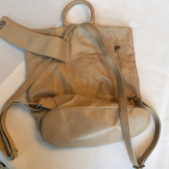 (Light)Garnet Hill Lucca Italian Leather Backpack main image 6